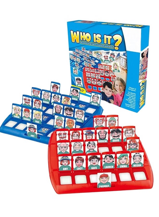 Jamal Gaming Guess Who? Card Game For Kids, 2 Player Guessing Game, Fun Activities, Vacation Travel Essentials, Ages 5+ - Image 1
